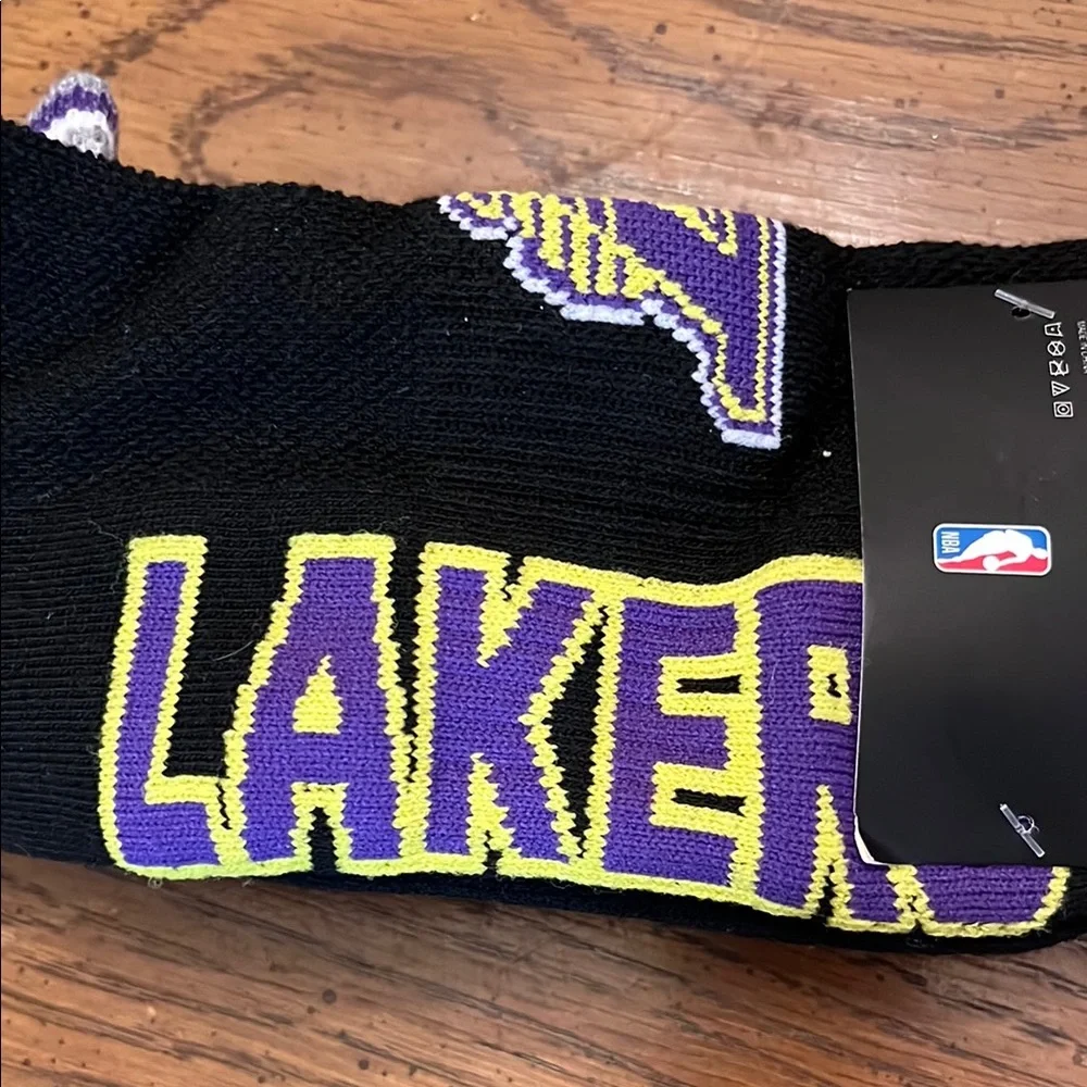 NBA men’s low cut‎ Laker socks, 3 pair, NWT